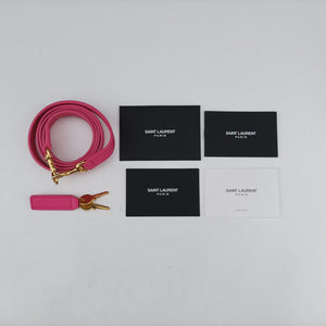 Vintage Yves Saint Laurent SAC DE JOUR Rose Leather 324823 shoulderbag | stylenewstar