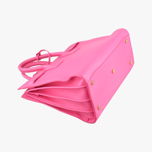 Vintage Yves Saint Laurent SAC DE JOUR Rose Leather 324823 shoulderbag | stylenewstar