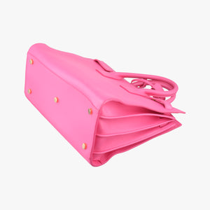 Vintage Yves Saint Laurent SAC DE JOUR Rose Leather 324823 shoulderbag | stylenewstar