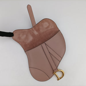 Pre-owned Christian Dior saddle Pink leather bum bag/waist bag | stylenewstar