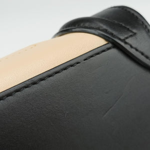 Pre-owned Celine luggage nano shopper Beige×black×brown leather shoulderbag | stylenewstar