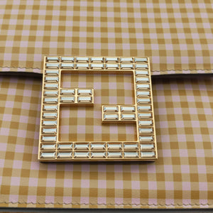 Vintage Fendi Fab yellow×White Leather 8BT325 shoulderbag | stylenewstar