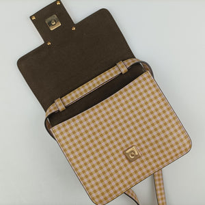 Vintage Fendi Fab yellow×White Leather 8BT325 shoulderbag | stylenewstar