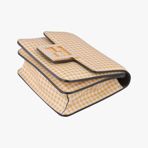 Vintage Fendi Fab yellow×White Leather 8BT325 shoulderbag | stylenewstar