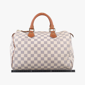 Pre-owned Louis Vuitton SPEEDY 30 Azur Damier Canvas N41533 handbag | stylenewstar