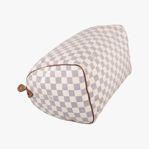 Pre-owned Louis Vuitton SPEEDY 30 Azur Damier Canvas N41533 handbag | stylenewstar