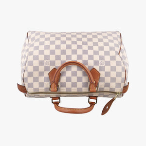 Pre-owned Louis Vuitton SPEEDY 30 Azur Damier Canvas N41533 handbag | stylenewstar