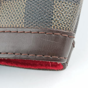 Secondhand Louis Vuitton HAMPSTEAD GM EBENE Damier Canvas N51203 shoulderbag | stylenewstar