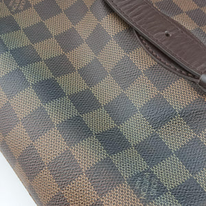 Secondhand Louis Vuitton HAMPSTEAD GM EBENE Damier Canvas N51203 shoulderbag | stylenewstar