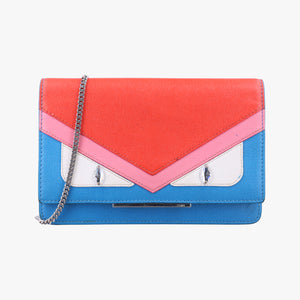 Secondhand Fendi Monster Eyes Tube Multicolour Leather 8M0346 shoulderbag | stylenewstar