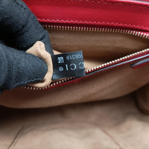 Vintage Gucci Padlock Rose×red Leather 409486 shoulderbag | stylenewstar