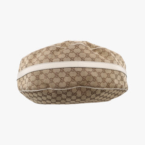 Pre-owned Gucci GG Twins Hobo WhitexBeide canvas 232945 shoulderbag | stylenewstar