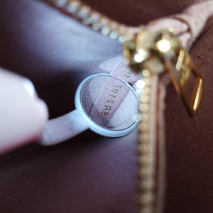 Pre-owned Louis Vuitton Wight EBENE×Magnolia Damier Canvas×Taurillon Leather N64418 shoulderbag | stylenewstar