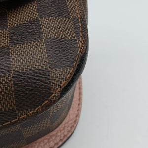 Pre-owned Louis Vuitton Wight EBENE×Magnolia Damier Canvas×Taurillon Leather N64418 shoulderbag | stylenewstar