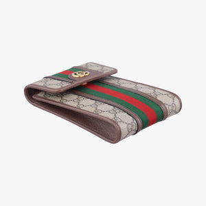 Vintage Gucci Ophidia GG Supreme Mini Beige x Red x Green PVC coated canvas 625757 shoulderbag | stylenewstar