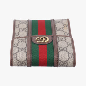 Vintage Gucci Ophidia GG Supreme Mini Beige x Red x Green PVC coated canvas 625757 shoulderbag | stylenewstar