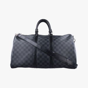 Pre-owned Louis Vuitton Keepall Bandouliere 45 Monogram Eclipse Monogram Eclipse Canvas M40569 shoulderbag | stylenewstar