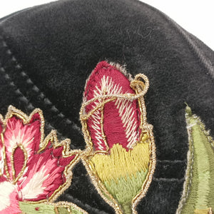 Secondhand Gucci GG Marmont Black×Multicolour velour 443496 shoulderbag | stylenewstar