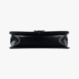 Vintage Chanel BOY CHANEL Black Patent A67021 shoulderbag | stylenewstar