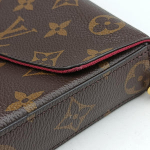 Pre-owned Louis Vuitton Pochette FeLICIE Brown Monogram Canvas M61276 shoulderbag | stylenewstar