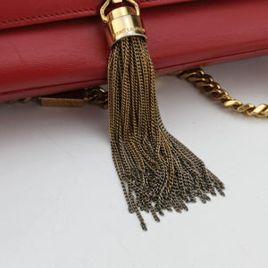 Secondhand Yves Saint Laurent KATE Red Leather 354119 shoulderbag | stylenewstar