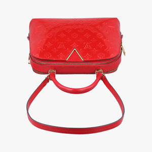 Pre-owned Louis Vuitton Melrose CERISE Vernis M42694 shoulderbag | stylenewstar