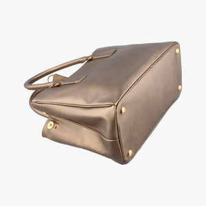 Pre-owned Prada Galleria Golden SAFFIANO Leather BN2274 shoulderbag | stylenewstar