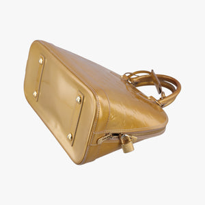 Vintage Louis Vuitton Alma PM CITRINE Vernis M90101 handbag | stylenewstar