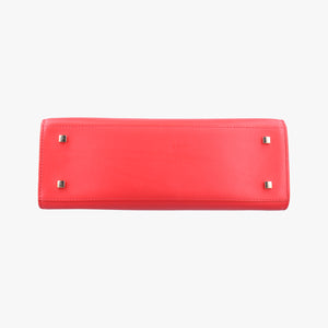 Pre-owned Delvaux Tan pete Orange Leather shoulderbag | stylenewstar
