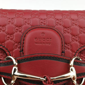 Secondhand Gucci Emily Red Leather 449636 shoulderbag | stylenewstar