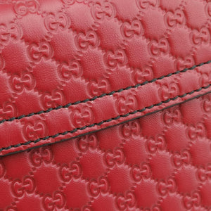 Secondhand Gucci Emily Red Leather 449636 shoulderbag | stylenewstar