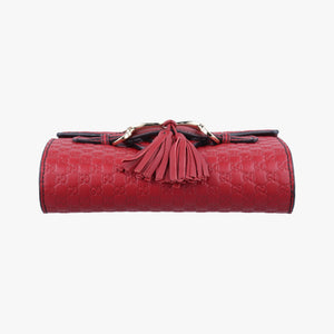 Secondhand Gucci Emily Red Leather 449636 shoulderbag | stylenewstar