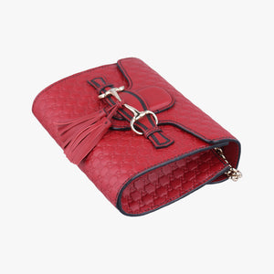 Secondhand Gucci Emily Red Leather 449636 shoulderbag | stylenewstar