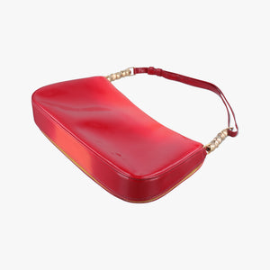 Pre-owned Christian Dior Maris Pearl Red patent handbag | stylenewstar