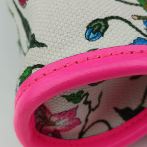Vintage Gucci Rajah White×Pink×Multicolor canvas×leather 537219 shoulderbag | stylenewstar