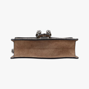 Pre-owned Gucci Dionysus Brown PVC coated canvas ×suede 421970 shoulderbag | stylenewstar