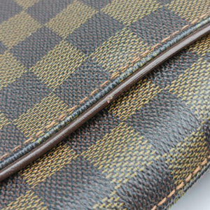Pre-owned Louis Vuitton BROOKLYN GM EBENE Damier Canvas N51212 shoulderbag | stylenewstar