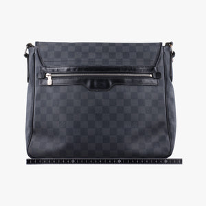 Pre-owned Louis Vuitton DANIEL MM Noir Damier GRAPHITE N58029 shoulderbag | stylenewstar