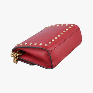 Pre-owned Gucci Padlock Red Leather 432182 shoulderbag | stylenewstar