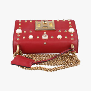 Pre-owned Gucci Padlock Red Leather 432182 shoulderbag | stylenewstar