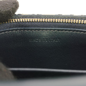Pre-owned Christian Dior Saddle Navy×Gray jacquard bum bag/waist bag | stylenewstar
