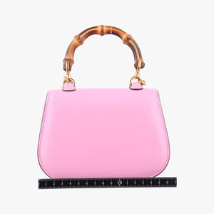 Pre-owned Gucci Bamboo Pink Leather 686864 shoulderbag | stylenewstar