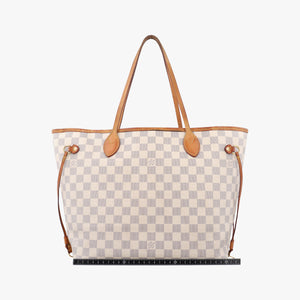 Pre-owned Louis Vuitton NEVERFULL MM AZUR Damier Canvas N51107 shoulderbag | stylenewstar