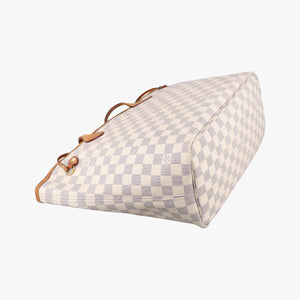 Pre-owned Louis Vuitton NEVERFULL MM AZUR Damier Canvas N51107 shoulderbag | stylenewstar