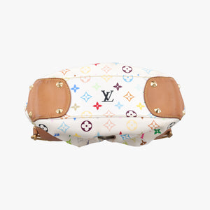 Secondhand Louis Vuitton JUDY PM white Monogram Multicolor M40257 shoulderbag | stylenewstar