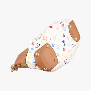Secondhand Louis Vuitton JUDY PM white Monogram Multicolor M40257 shoulderbag | stylenewstar