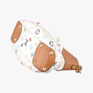 Secondhand Louis Vuitton JUDY PM white Monogram Multicolor M40257 shoulderbag | stylenewstar