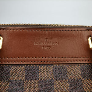 Pre-owned Louis Vuitton GREENWICH EBENE Damier Canvas×calf leather N41337 shoulderbag | stylenewstar