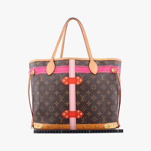 Vintage Louis Vuitton Neverfull MM Summer Trunk brown×Multicolor Monogram Canvas M41390 shoulderbag | stylenewstar