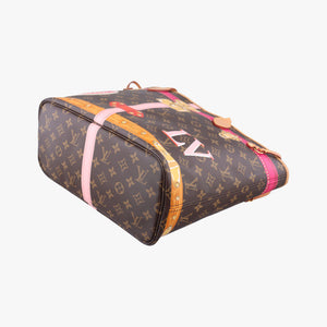 Vintage Louis Vuitton Neverfull MM Summer Trunk brown×Multicolor Monogram Canvas M41390 shoulderbag | stylenewstar